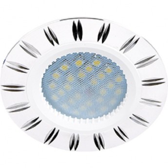 Светильник ECOLA MR16 DL3184 GU5.3 встр. литой (скрытый крепеж лампы) Белый/Алюм Двойные Реснички по кругу 23x78 (кd74) Светильник ECOLA MR16 DL3184 GU5.3 встр. литой (скрытый крепеж лампы) Белый/Алюм Двойные Реснички по кругу 23x78 (кd74)