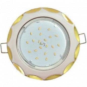 Встраиваемый светильник ECOLA H4 9014 FY81H4ECB GX53 "Звезда" жемчуг-золото Встраиваемый светильник ECOLA H4 9014 FY81H4ECB GX53 "Звезда" жемчуг-золото