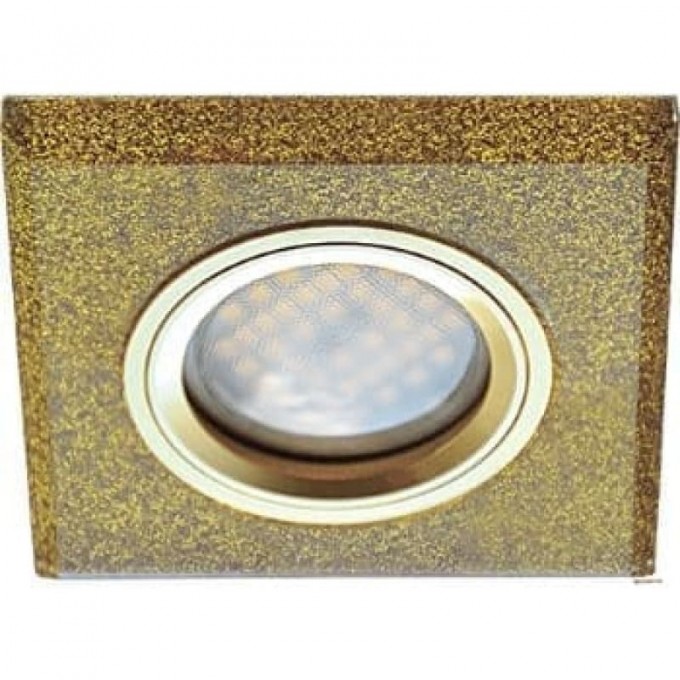 Встраиваемый светильник ECOLA MR16 DL1651 GLASS золотой блеск, золото FP1651EFF Встраиваемый светильник ECOLA MR16 DL1651 GLASS золотой блеск, золото FP1651EFF